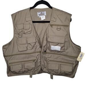Vintage Woodfield Princely Fishing Vest Deluxe Men's XL Outdoor Photography